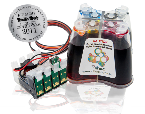 100ml CISS rihac inking system Epson NX125, NX130 NX420 printer CIS prefilled 132 133 series cartridges refillable ink system
